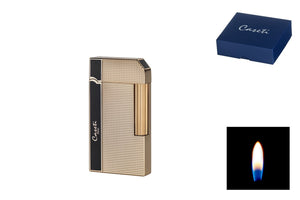 Caseti Lighter Rome Flint Black/Gold Caree