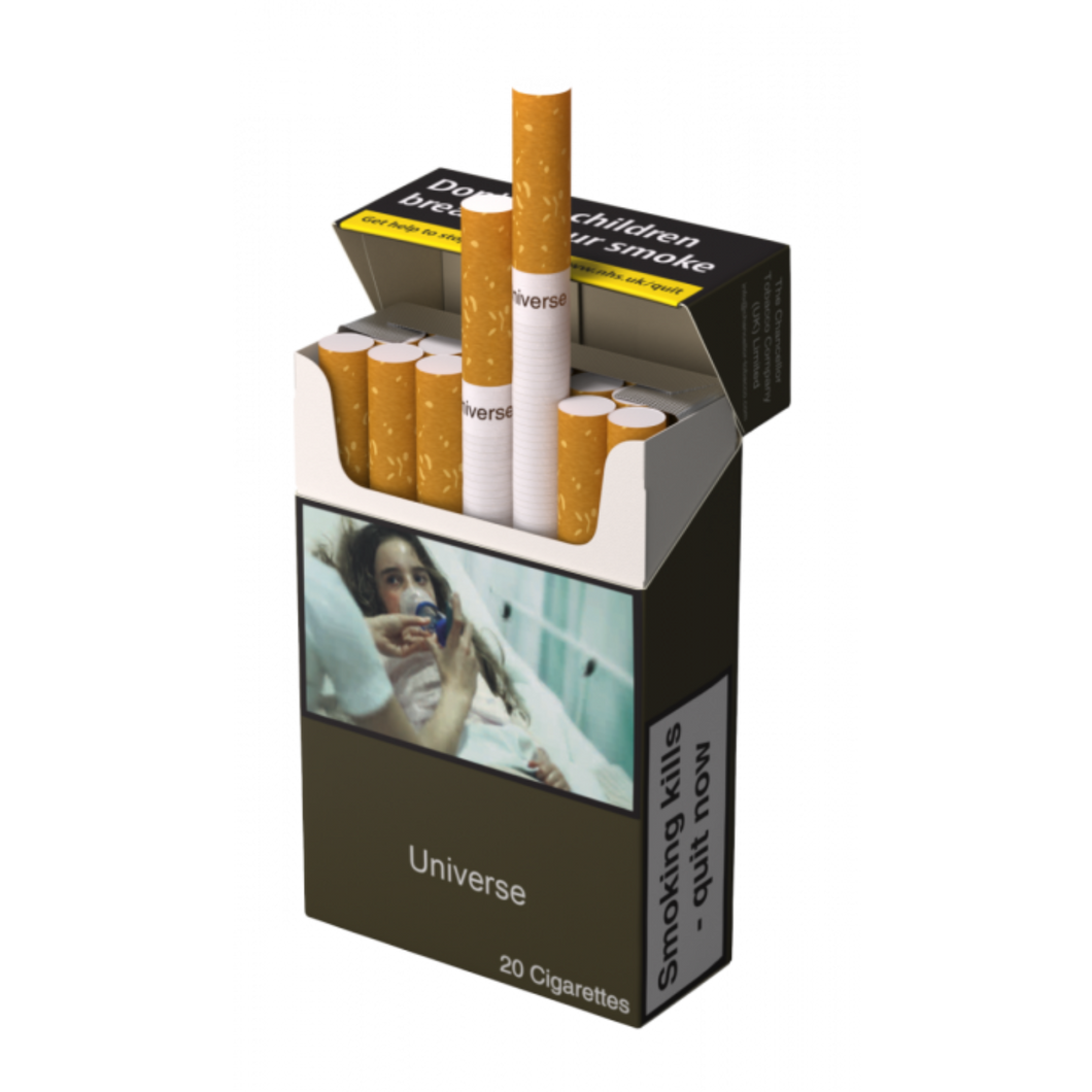 Universe cigarettes, Made in UK, Tobacco UK