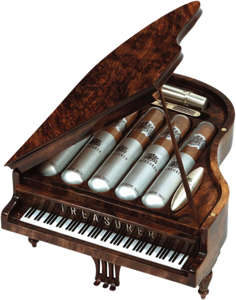 Treasurer humidor for 5 cigars