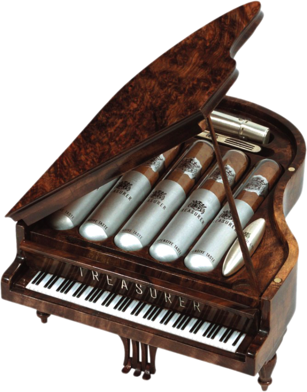 Treasurer humidor for 5 cigars