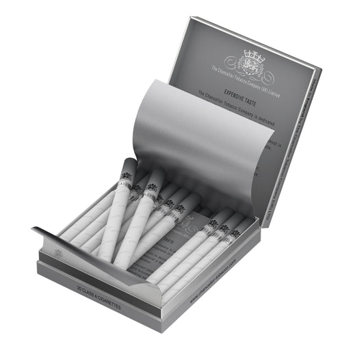 Treasurer London Luxury Silver Cigarettes