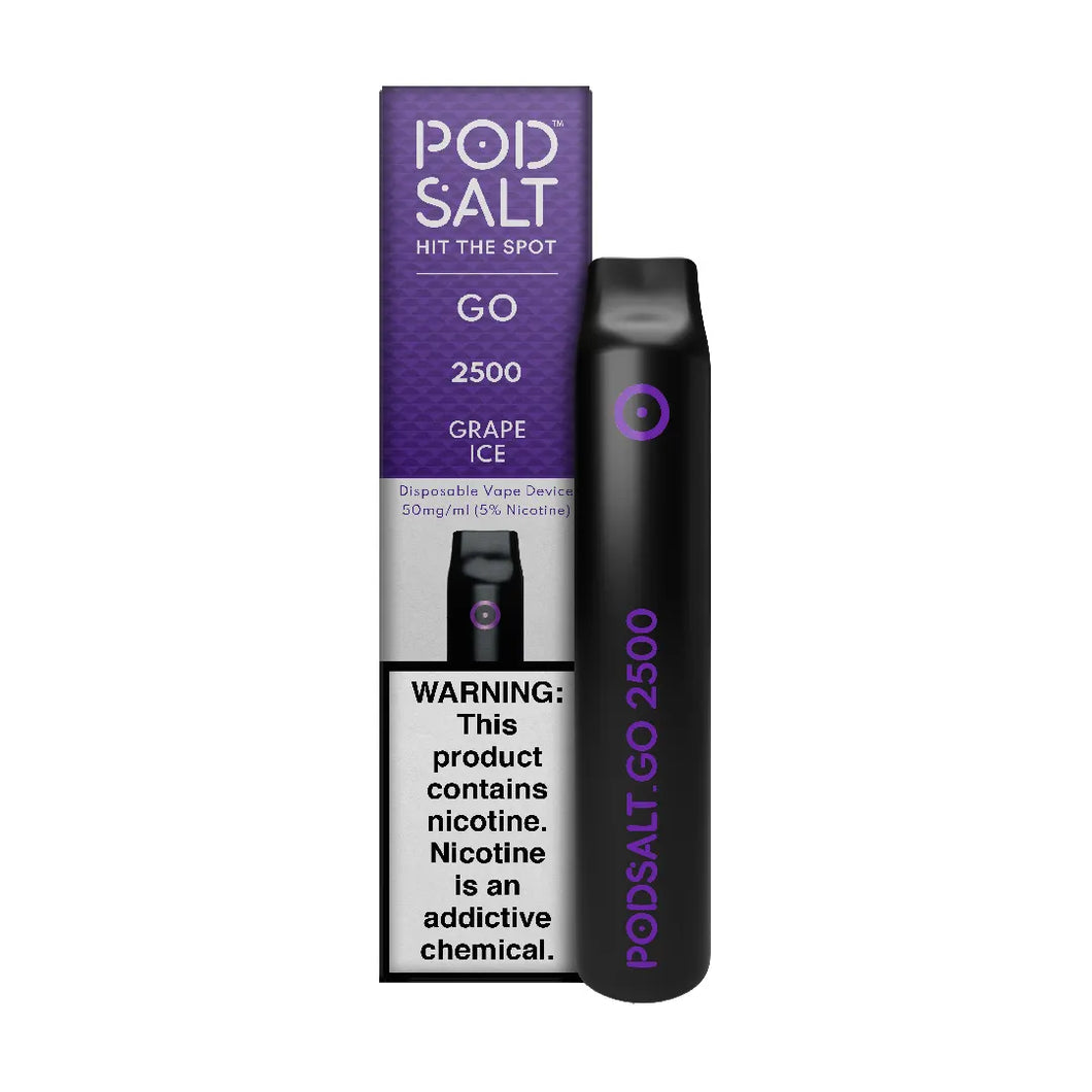 Pod Salt GO 2500 Grape ICE Treasurer London Pod Salt GO 2500 Grape ICE Treasurer London