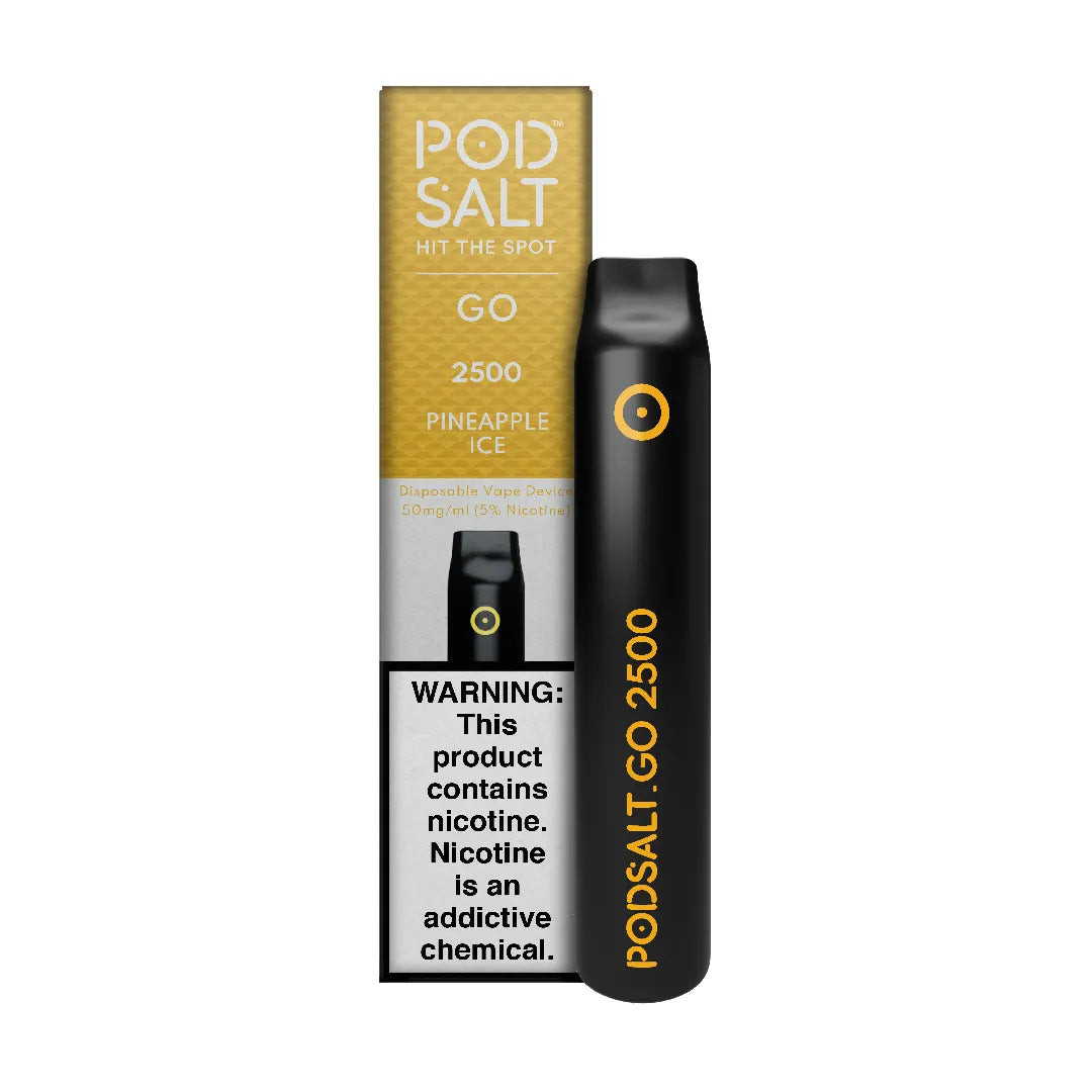 Pod Salt GO 2500 Pineapple ICE Treasurer London Pod Salt GO 2500 Pineapple ICE Treasurer London