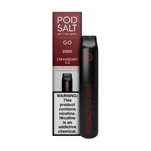 Pod Salt GO 2500 Strawberry Treasurer London Pod Salt GO 2500 Strawberry Treasurer London